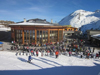 Hintertux gondola station and restaurant