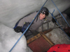 Exiting the Ice Cave atop the Hintertux Glacier